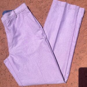 Izod lavender 100% cotton dress pants